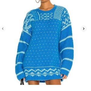 “Snow Day Pullover Frozen Lake” Freepeople Sweater